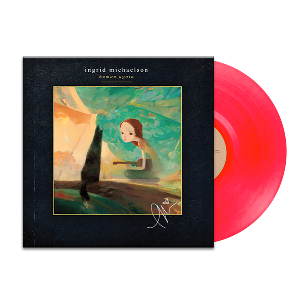 Human Again Red Vinyl Reissue Signed LP
