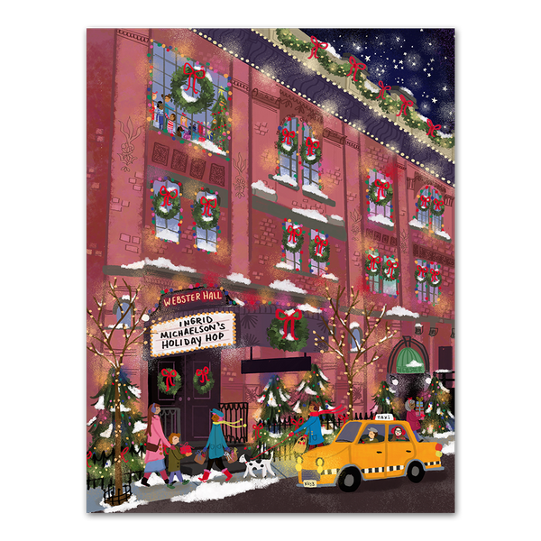 Signed Limited Edition Ingrid Michaelson Holiday Hop Print