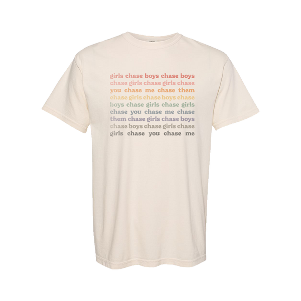 Limited Edition Rainbow Girls Chase Boys Ivory T-Shirt