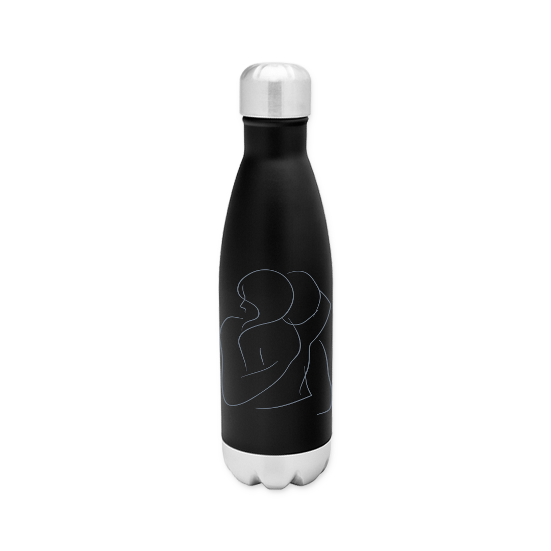 Printed 17 oz. Plastic Water Bottles with Strap